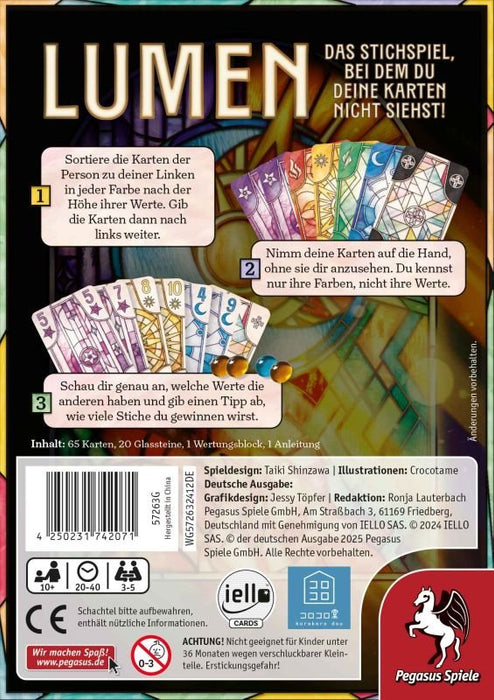 EAN 4250231742071 - Pegasus Lumen 40 min Juego de mesa Familia imagen 4