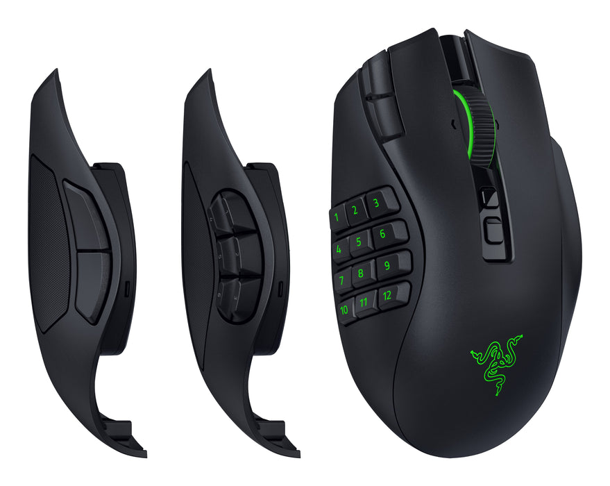 Ratón Razer Naga V3 Pro Juego Mano Derecha Rf Wireless + Bluetooth + Usb Type-C Óptico 50000 Dpi