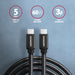 EAN 8595247905956 - Axagon BUCM3-CM15AB cable USB USB 3.2 Gen 1 (3.1 Gen 1) 1,5 m USB C Negro imagen 2