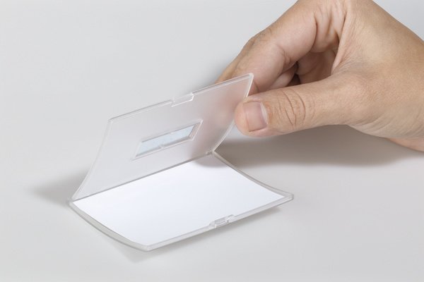 Click Fold Namensschilder Transparente 9 Cm X 5.4 Cm