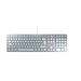 EAN 4025112094422 - CHERRY KC 6000 Slim teclado Universal USB AZERTY Belga Plata, Blanco imagen 3