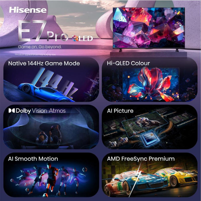 EAN 6942351436074 - Hisense 85E7S PRO 2,16 m (85") 4K Ultra HD Smart TV Wifi Negro imagen 3