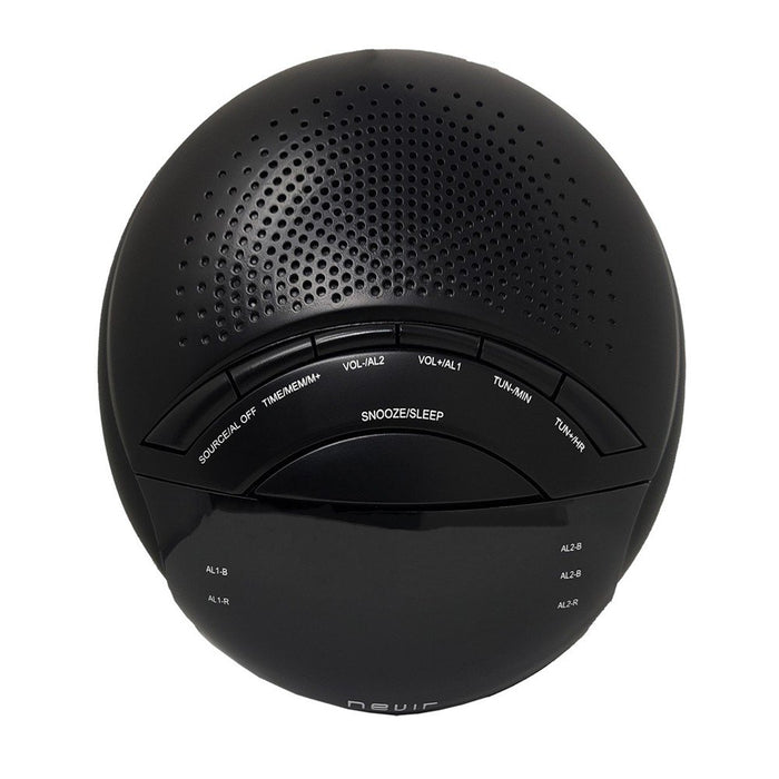 EAN 8427155004363 - Nevir NVR-335DD radio Reloj Digital Negro imagen 2