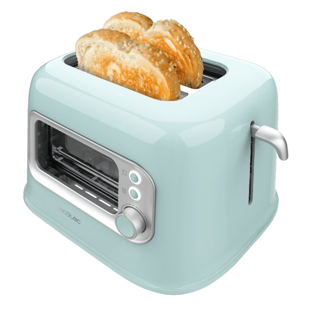 EAN 8435484080392 - Cecotec RetroVision Blue 5 2 rebanada(s) 700 W Azul claro, Acero inoxidable imagen 1