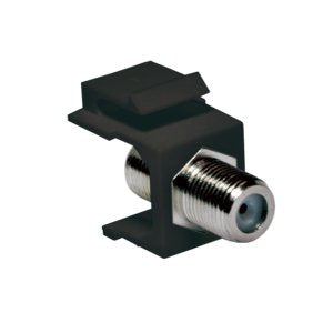 Keystone Empalme F-Type 75 Ohm F F, Negro Logilink