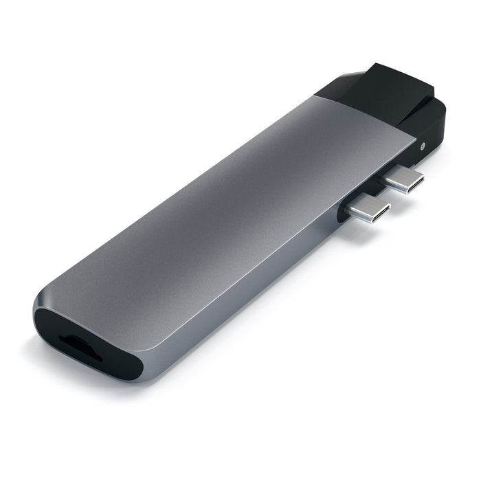 EAN 0879961007331 - Satechi ST-TCPHEM base para portátil y replicador de puertos Thunderbolt 3 Gris imagen 1