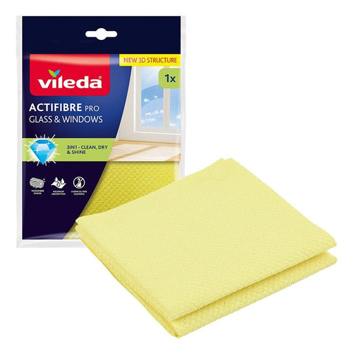 EAN 4023103266650 - Vileda Actifibre Pro Microfibra, Alcohol polivinílico (PVA) Amarillo 1 pieza(s) imagen 1