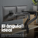 EAN 0766623462587 - Manhattan 462587 soporte para monitor 114,3 cm (45") Escritorio Negro imagen 12