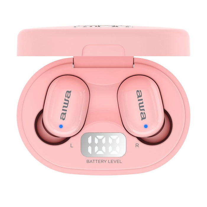 EAN 8435256897463 - Aiwa EBTW-150PK auricular y casco Auriculares Inalámbrico Dentro de oído Llamadas/Música Bluetooth Rosa imagen 9