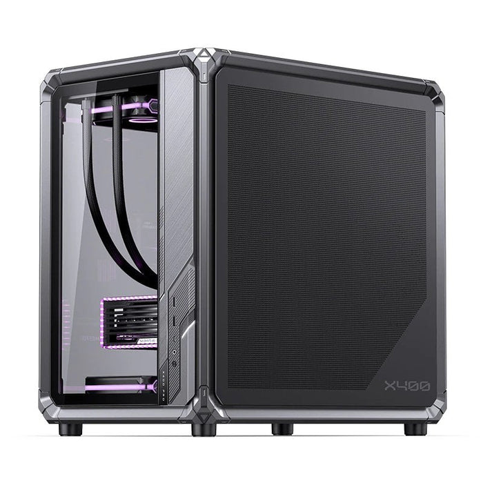 Caja Atx Jonsbo X400 Pro Cristal Templado Curvo Gris