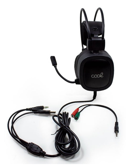 EAN 8434847045825 - COOL Accesorios 8434847045825 auricular y casco Auriculares Alámbrico Diadema Juego Negro imagen 5