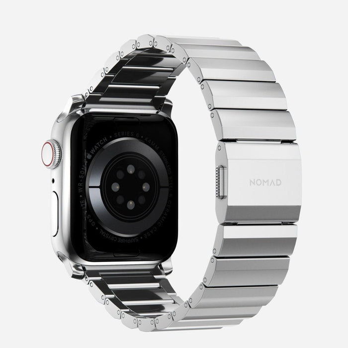 Nomad Strap Stainless Steel Silver V2 42/44/45/49mm