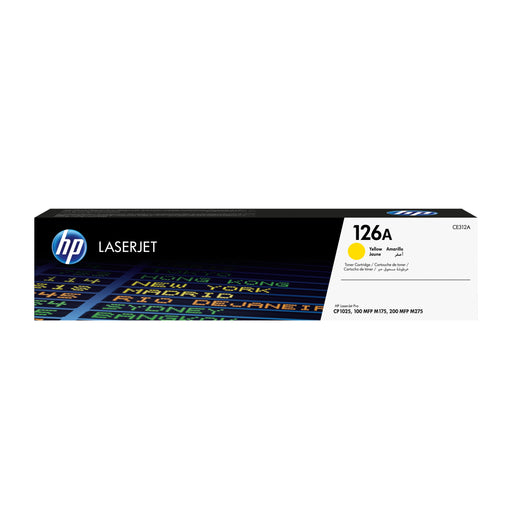 EAN 0884962161142 - HP 126A Yellow Original LaserJet Toner Cartridge cartucho de tóner 1 pieza(s) imagen 1