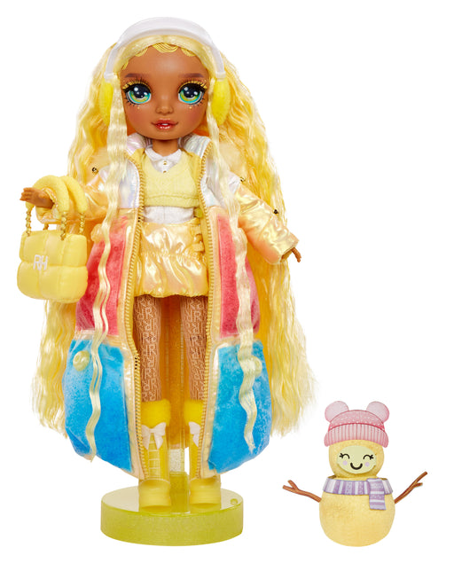 EAN 0035051120858 - Rainbow High Winter Wonderland Doll- Sunny (Yellow) imagen 1