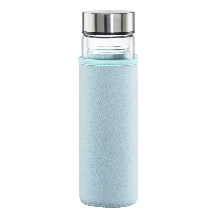 Hama Botella De Vidrio Con Tapa Protectora 450ml Para Calor + Frio 181598
