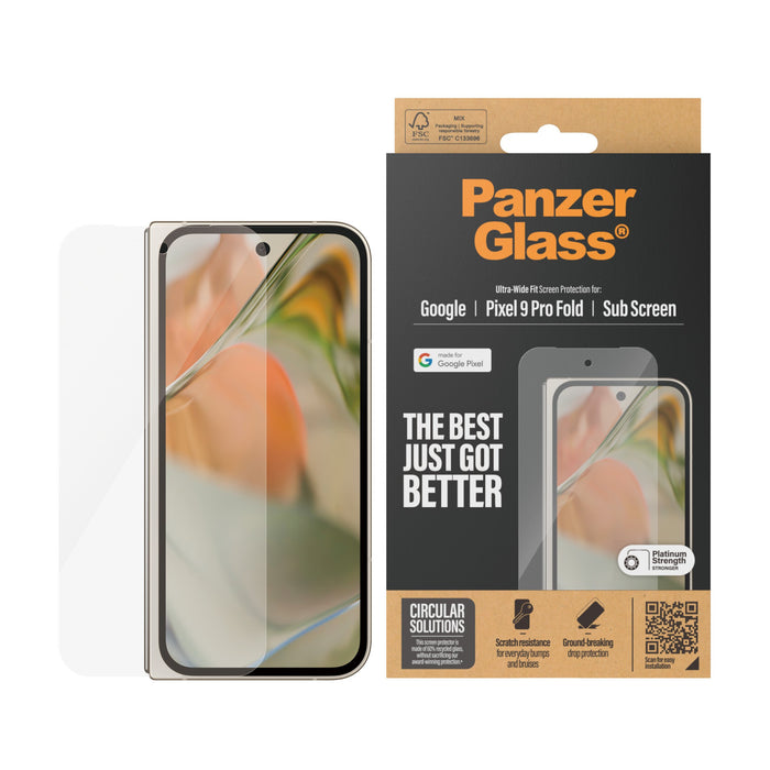 EAN 5715685000560 - PanzerGlass ® Screen Protector Google Pixel 9 Pro Fold | Ultra-Wide Fit Protector de pantalla 1 pieza(s) imagen 2
