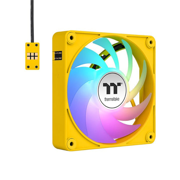 EAN 4711475649491 - Thermaltake CT140 EX ARGB Carcasa del ordenador Refrigerador de aire 14 cm Amarillo imagen 1