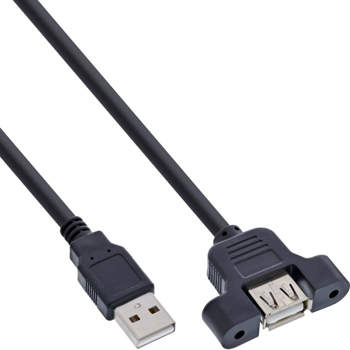 120 Piezas Bulk-Pack Inline Usb 2.0 Adaptador A Macho A A Hembra Para Soporte De Ranura 0,6 M