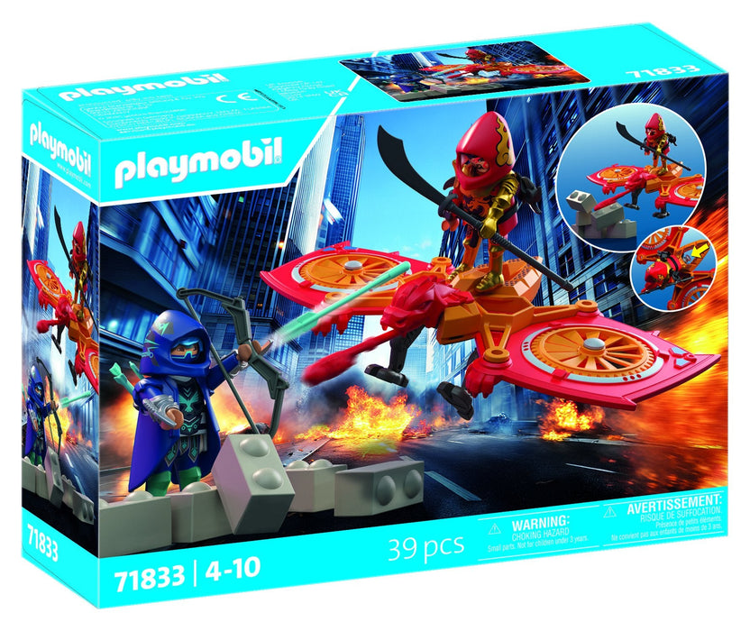 Playmobil 71833 Heroes: Helden-Drohne Gegen Bösen Ninja 71833