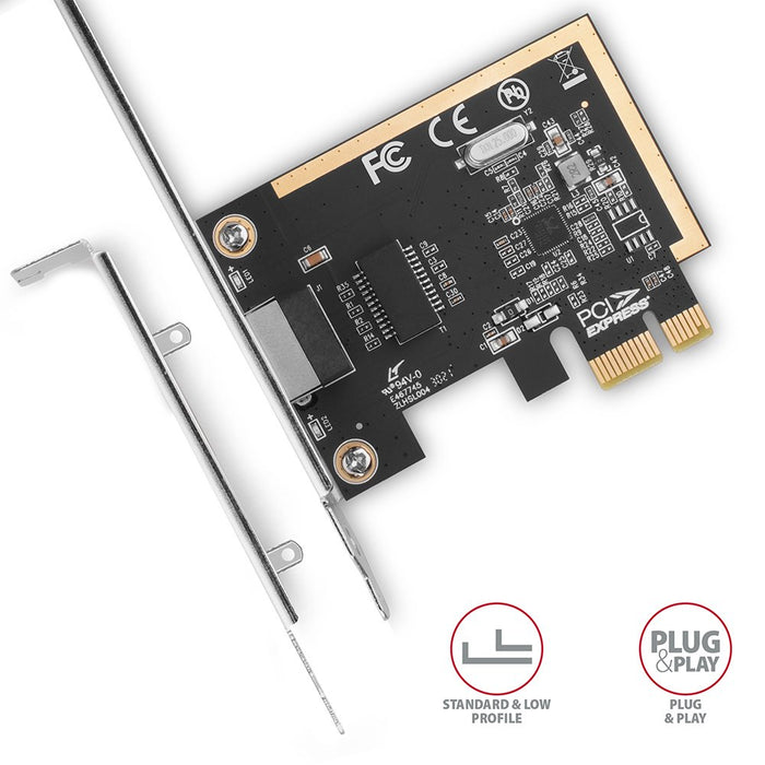 EAN 8595247906120 - Axagon PCEE-GRF adaptador y tarjeta de red Interno Ethernet 1000 Mbit/s imagen 3