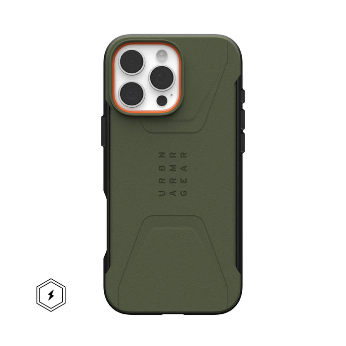 Funda Uag Paul Civilian Olive Apple Iphone 16 Pro Max