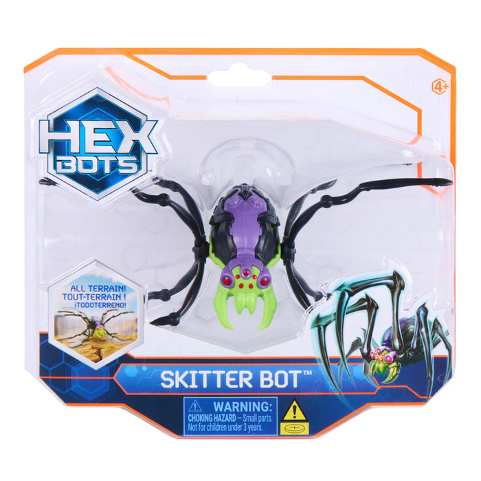 Spinmaster Hex Bots - Skitter Bot Spinne (Artículo Surtido, Un Figur) 6072914