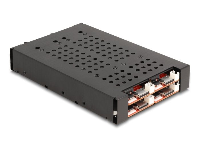 Delock 47111 Rack Móvil De 3.5" Para 4 X Ssd M.2 Nvme Con Conector Oculink Sff-8612 Delgado