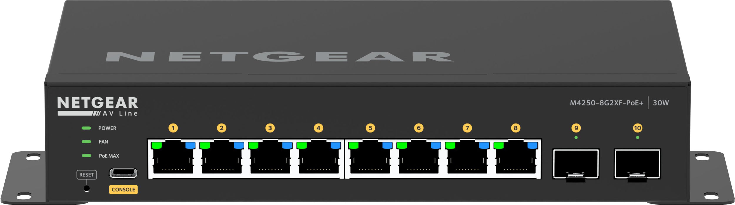 EAN 0606449160222 - NETGEAR GSM4210PX-100EUS switch Gestionado L2/L3 Gigabit Ethernet (10/100/1000) Energía sobre Ethernet (P imagen 1