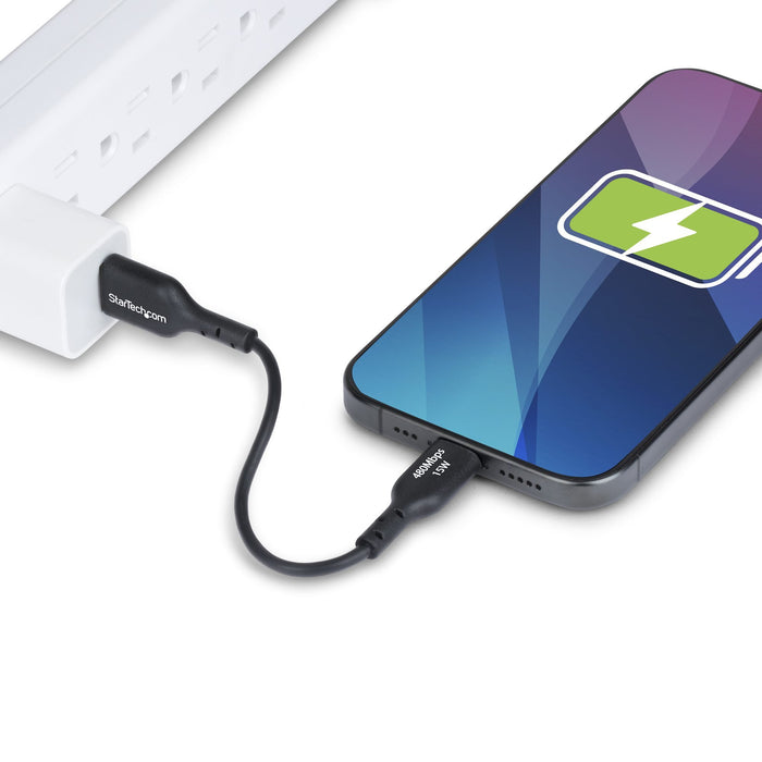 EAN 0065030922456 - StarTech.com USB2AC15CMBK cable USB USB 2.0 0,15 m USB A USB C Negro imagen 7
