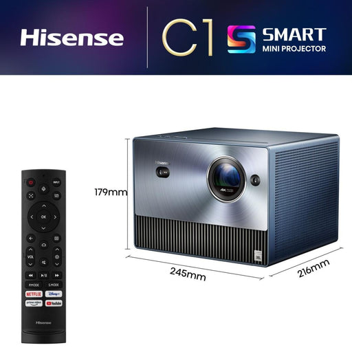 EAN 6942147495124 - Hisense C1 1600 lúmenes ANSI DMD UHD 4K (3840x2160) Azul, Gris Oscuro imagen 2