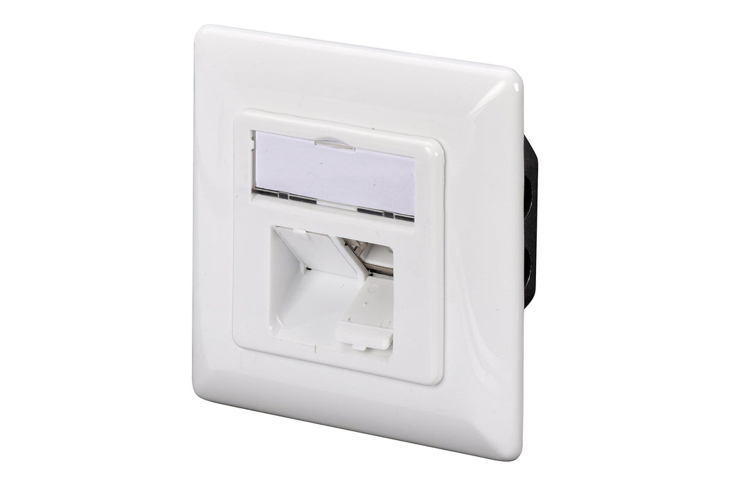 EAN 4016032320227 - Digitus DN-9008-1 toma de corriente 2 x RJ-45 Blanco imagen 1
