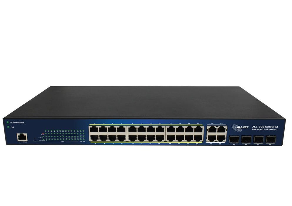 EAN 4038816211064 - ALLNET ALL-SG8428V2PM switch Gestionado L2 Gigabit Ethernet (10/100/1000) Energía sobre Ethernet (PoE) Ne imagen 1