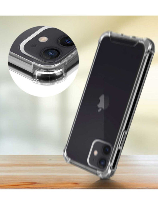 Akashi Funda Silicona Transparente Con Cuerda Antishock Colgante Apple Iphone 12/12 Pro
