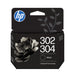 EAN 0199764139733 - HP 302/304 Tri-color/Black Ink Crtg 2-Pk cartucho de tinta 2 pieza(s) Original Rendimiento estándar Negro imagen 1