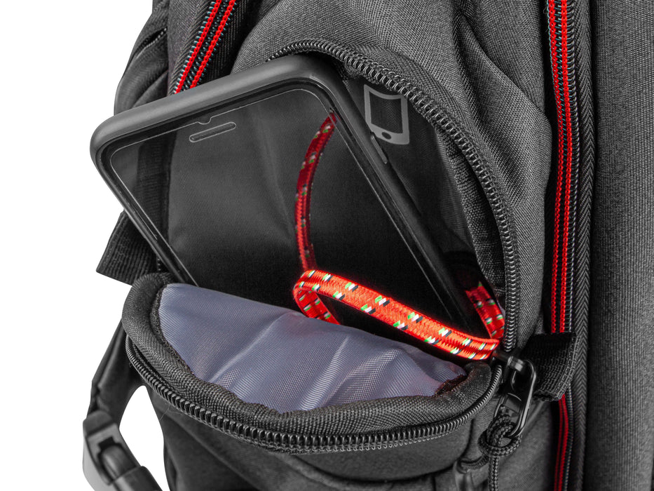EAN 5901969426618 - GENESIS Pallad 550 43,9 cm (17.3") Mochila Negro, Rojo imagen 14