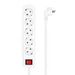 EAN 8436574707700 - AISENS A154-0651 base múltiple 1,4 m 5 salidas AC Interior imagen 1