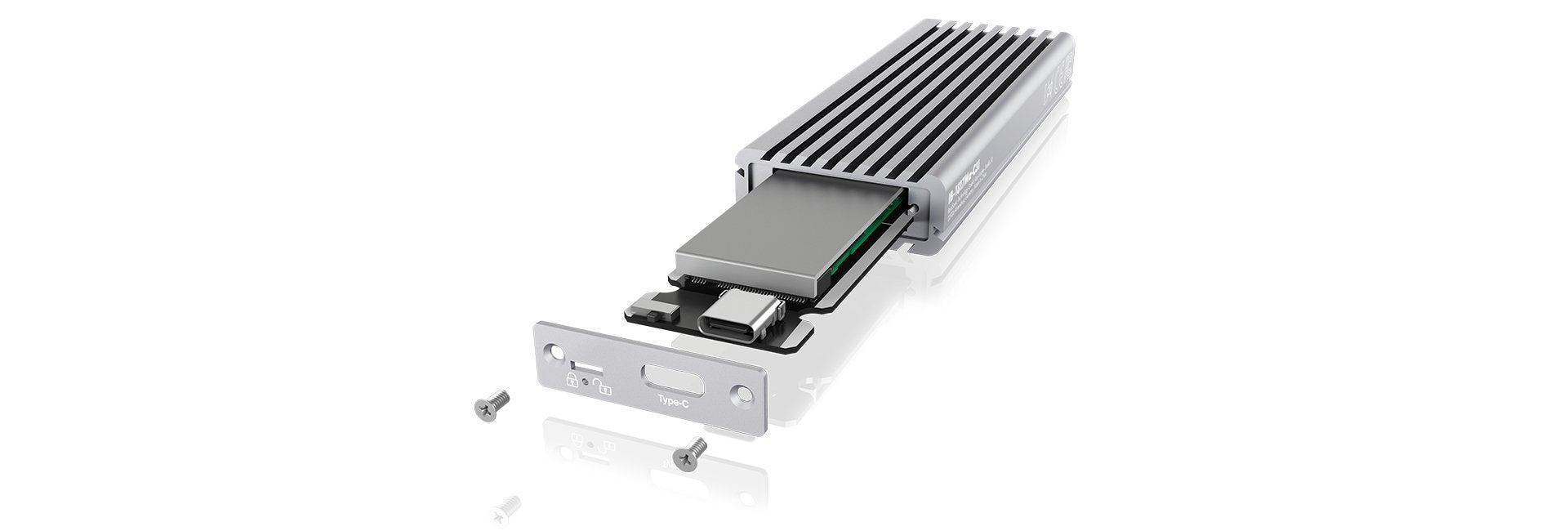 EAN 4250078169536 - ICY BOX IB-1817Ma-C31 Caja externa para unidad de estado sólido (SSD) Plata M.2 imagen 5