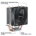 EAN 8436617921179 - UNYKAch UNYCOOL H20 Procesador Refrigerador de aire 9 cm Gris 1 pieza(s) imagen 4