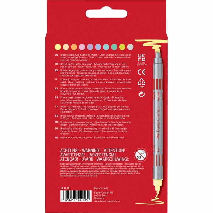 Faber-Camell Doppelfasermaler 10er Etui Pamell