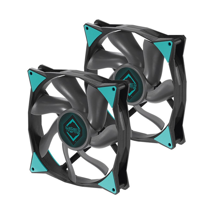 EAN 1230000071482 - Iceberg Thermal IceGALE Carcasa del ordenador Ventilador 14 cm Negro 2 pieza(s) imagen 1