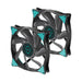 EAN 1230000071482 - Iceberg Thermal IceGALE Carcasa del ordenador Ventilador 14 cm Negro 2 pieza(s) imagen 1