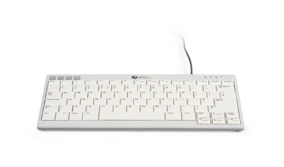 Bakkerelkhuizen Ultraboard 950 V2 Teclado Oficina Usb Qwerty Inglés Del Reino Unido Gris Oscuro, Gris Claro