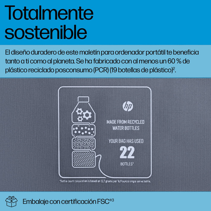 EAN 0198415072726 - HP Everyday 16 Odyssey Gray Laptop Briefcase 40,9 cm (16.1") Gris imagen 6