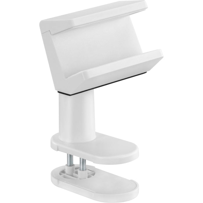 Abrazadera De Mesa Inline Para Regleta De Enchufes, Giratoria, Abrazadera De Resorte, Blanca
