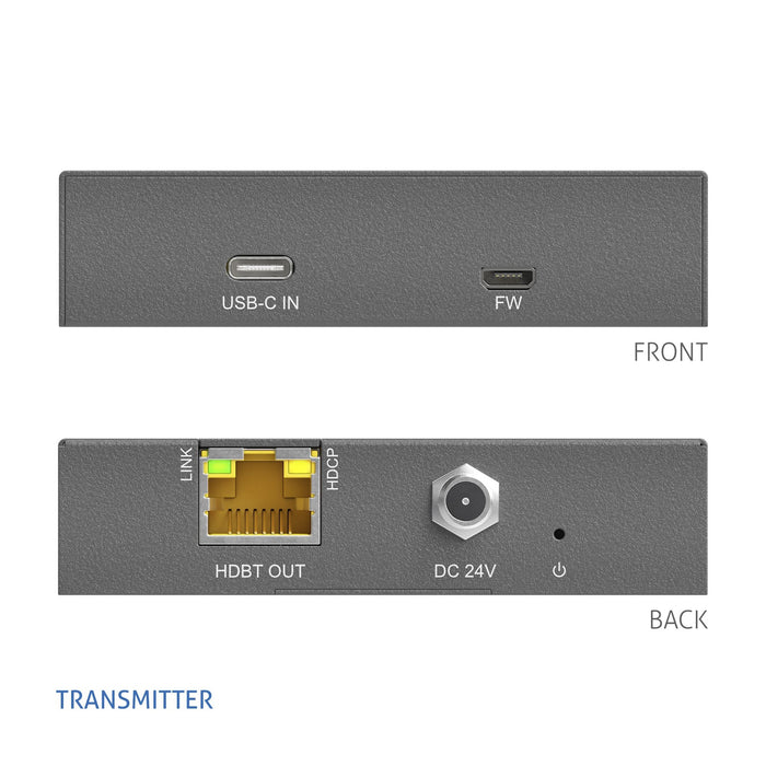 EAN 4251364735787 - PureTools PT-HDBT-1020C-TX extensor audio/video Transmisor de señales AV Negro imagen 4