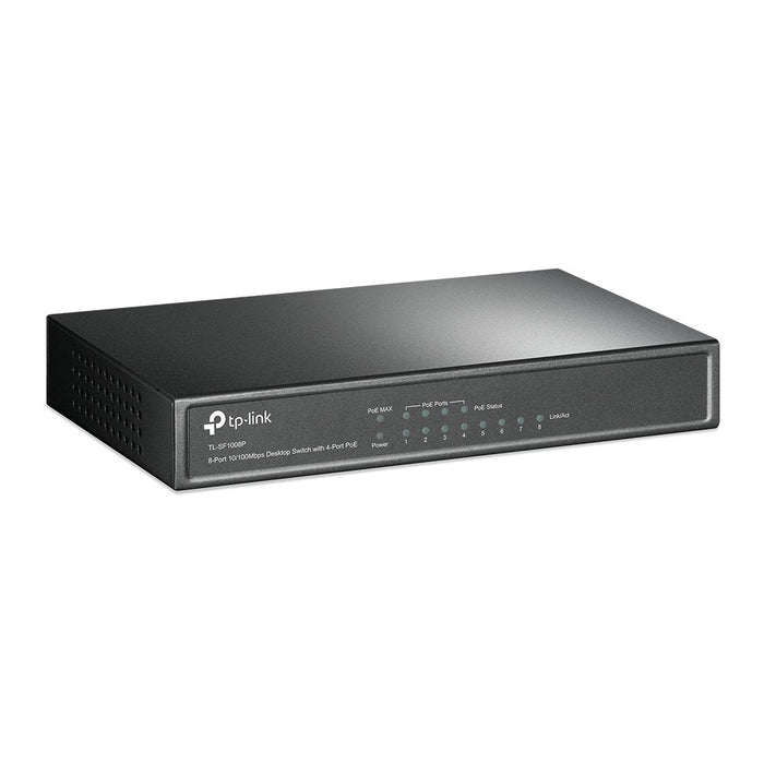 Switch Tp-Link Sf1008p 8 Puertos Rj-45 10 100 Poe