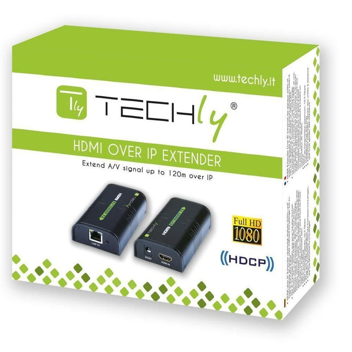 EAN 8057685306004 - Techly IDATA EXTIP-373 extensor audio/video Transmisor y receptor de señales AV Negro imagen 2