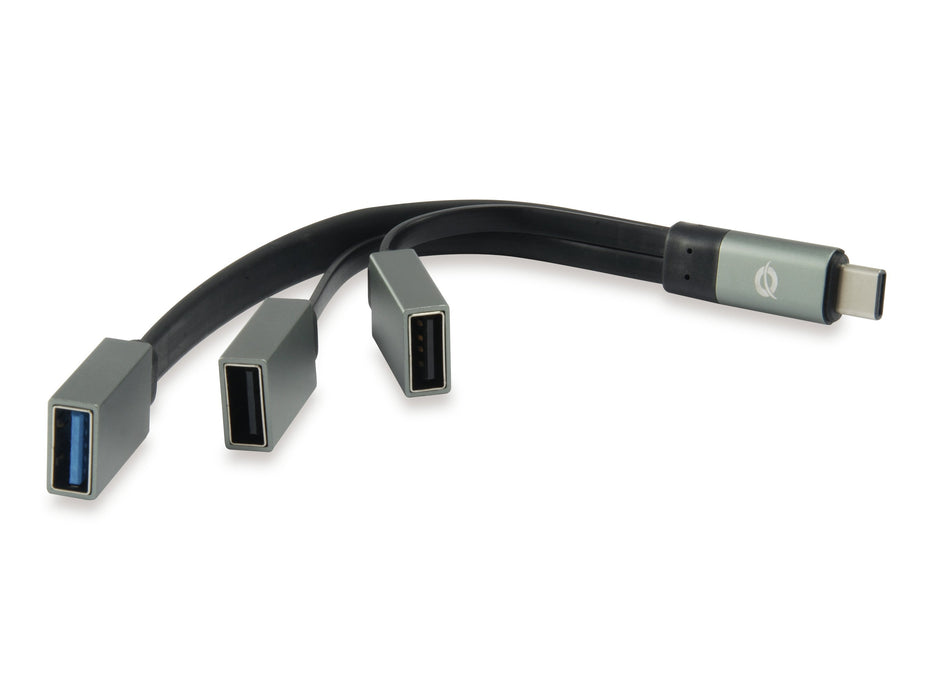 EAN 4015867205082 - Conceptronic HUBBIES01G hub de interfaz USB 3.2 Gen 2 (3.1 Gen 2) Type-C 5000 Mbit/s Gris imagen 1