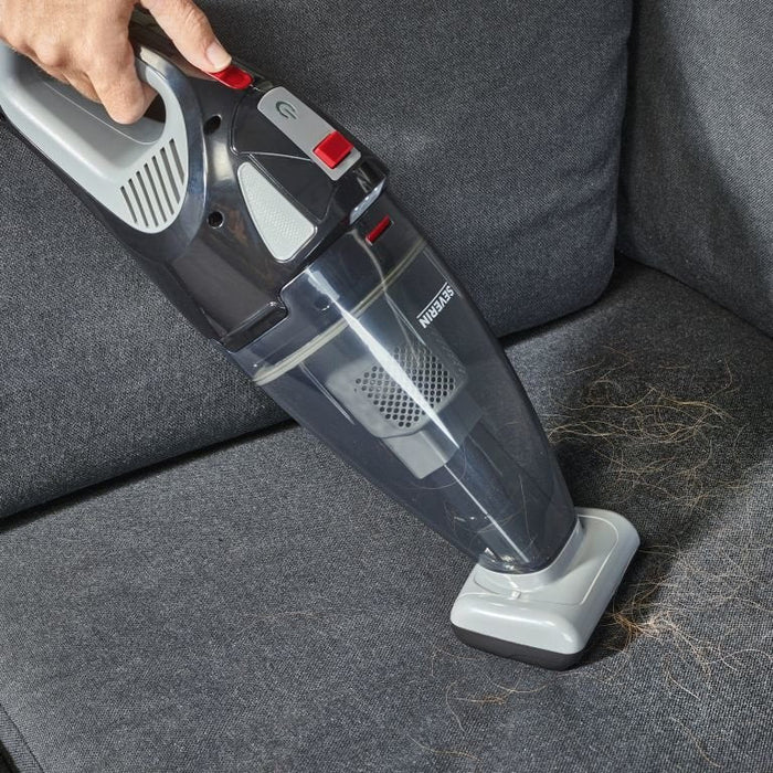 Aspiradora  Severin Hv 7147 De Mano Negro, Gris, Rojo Combinado