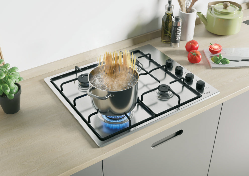 EAN 8016361966925 - Candy Idea CHW6LBX Acero inoxidable Integrado 56 cm Encimera de gas 4 zona(s) imagen 2